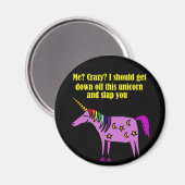 おもしろい熱狂するUnicorn漫画 マグネット (正面/裏面)