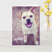 おもしろい父の日のグリーティングカード カード (黄色い花)