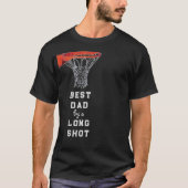 おもしろい父の日バスケットボールTシャツ Tシャツ (正面)