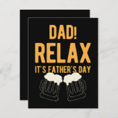 おもしろい父の日 シーズンカード (正面/裏面)