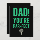 おもしろい父の日 シーズンカード (正面/裏面)