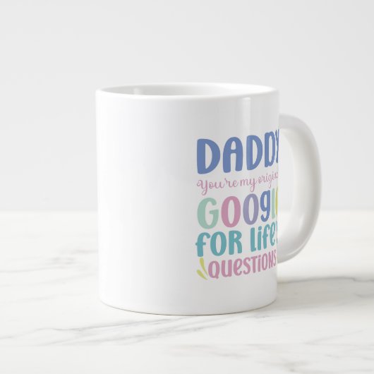 おもしろい父の日 ジャンボコーヒーマグカップ (正面右)