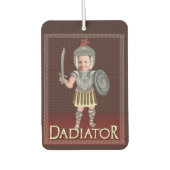 おもしろい父の日 |写真カスタムパパ カーエアーフレッシュナー (正面)