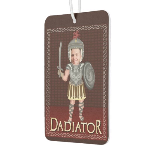 おもしろい父の日 |写真カスタムパパ カーエアーフレッシュナー (左)