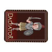 おもしろい父の日 |写真カスタムパパ マグネット (横)