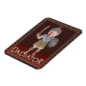 おもしろい父の日 |写真カスタムパパ マグネット (左側)