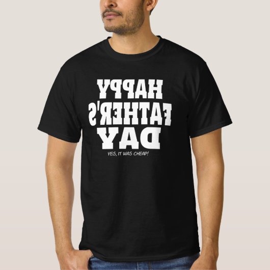 おもしろい父の日 Tシャツ (正面)