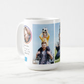 おもしろい父の日Instagramソーシャルメディアのフォトリール コーヒーマグカップ (正面左)