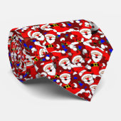 おもしろい父クリスマスデザインネクタイ ネクタイ (ロール)