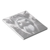 おもしろい牛の白黒 ノートパッド (アングル)