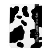 おもしろい牛プリント パーソナライズされた マグネット (縦)