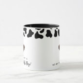 おもしろい牛'私はMoother's Day'ママを見た マグカップ (中央)