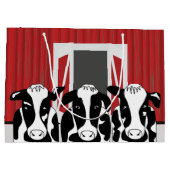 おもしろい牛3個 ラージペーパーバッグ (裏面)