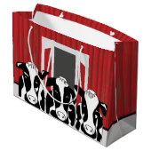 おもしろい牛3個 ラージペーパーバッグ (裏面アングル)