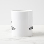 おもしろい牛 ジャンボコーヒーマグカップ (正面)