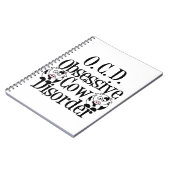 おもしろい牛 ノートブック (左側)