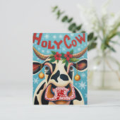 おもしろい牛 ポストカード (スタンド正面)