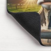 おもしろい牛 マウスパッド (コーナー)