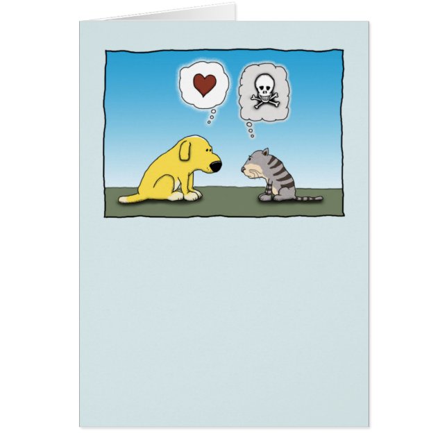 おもしろい犬および猫の愛と憎しみ (正面)