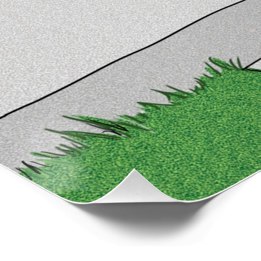 おもしろい犬お尻のドギードアポスター ポスター (コーナー)