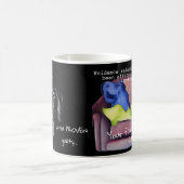 おもしろい犬お洒落イノセントブラック コーヒーマグカップ (中央)