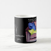 おもしろい犬お洒落グレートダネイノセントブラック コーヒーマグカップ (中央)