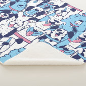 おもしろい犬がペットの動物の漫画のパターンを生む シェルパブランケット (3/4)