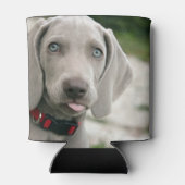 おもしろい犬が写真を舌で突き出す 缶クーラー (裏面)