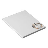 おもしろい犬が飼い犬 ノートパッド (アングル)