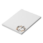 おもしろい犬が飼い犬 ノートパッド (回転)