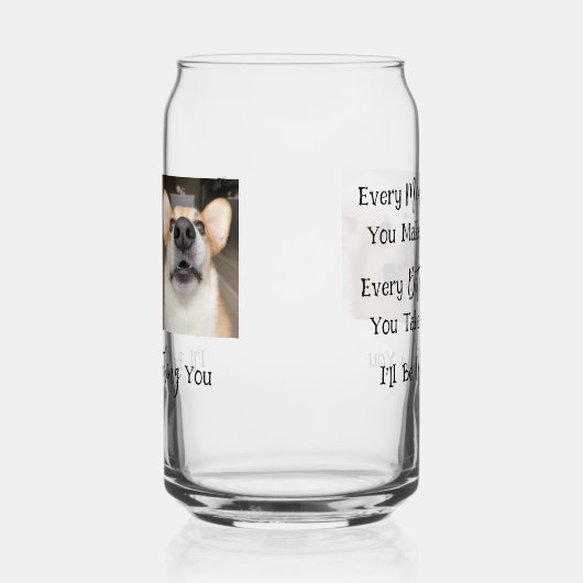 おもしろい犬ことわざ2の写真 ガラス缶 (右)