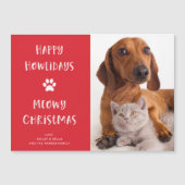 おもしろい犬と猫と写真付き|クリスマス休暇 (正面)