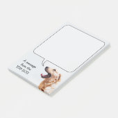 おもしろい犬のカスタムなポスト・イット ポストイット (アングル)