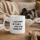 おもしろい犬のパパ ステイホームの名言 コーヒーマグカップ