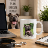 おもしろい犬のパパ ステイホームの名言 コーヒーマグカップ
