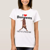 おもしろい犬のミームI愛Burpees Tシャツ (正面)