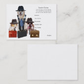 おもしろい犬の名刺 名刺 (正面/裏面)