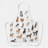 おもしろい犬の品種パタ – ンPETサービス エプロン (正面)