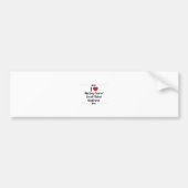 おもしろい犬の引用文 バンパーステッカー (正面)