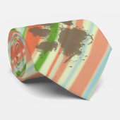 おもしろい犬の所有者のギフト; モモ及び深緑色 ネクタイ (ロール)