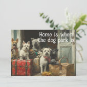 おもしろい犬の新しい住所の通知 (スタンド正面)