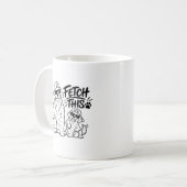 おもしろい犬の父ギフト 面白い犬好き パピー コーヒーマグカップ (正面左)