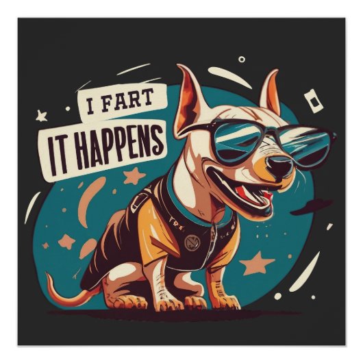 おもしろい犬の発生 ポスター (正面)