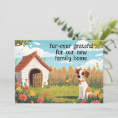 おもしろい犬の移動告知 (スタンド正面)