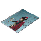 おもしろい犬の管専攻学生 ノートブック (左側)