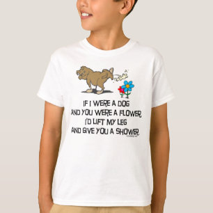 おもしろい犬の詩 Tシャツ