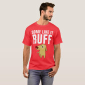 おもしろい犬のTシャツ、一部はRUFFに似ている Tシャツ (正面フル)