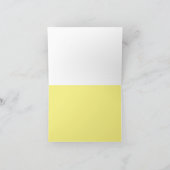 おもしろい犬はっ！パーソナライズ サンキューカード (内部)