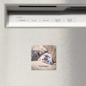 おもしろい犬はコミカルな写真を無視しない マグネット (インサイチュ (食洗機))