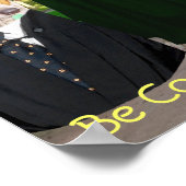 おもしろい犬は学校のポスターに滞在 ポスター (角)